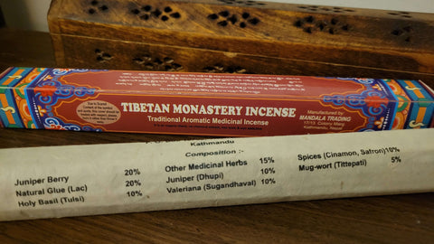 Tibetan Monastery Incense - Humane Apparel 